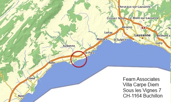click to map near Lausanne